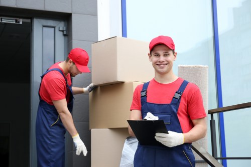Careful handling of furniture during a Holland Park apartment move