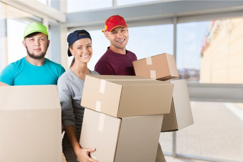 Professional movers planning a residential move in Holland Park