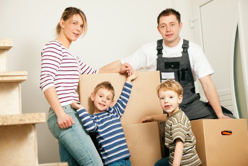 Careful loading and transport during a West London office move