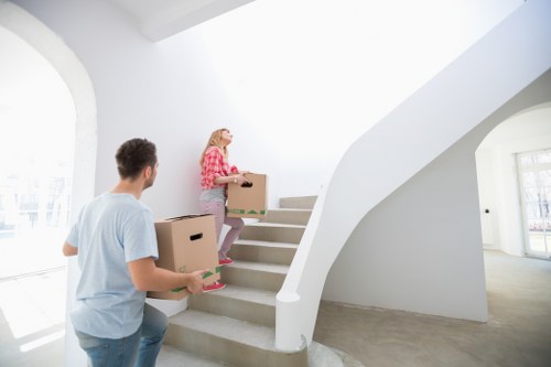 Van loading example for a Holland Park apartment move