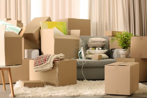 Local moving team helping residents and businesses with packing and unpacking in Holland Park