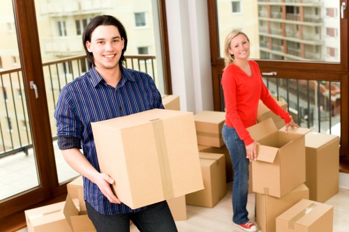 Careful furniture protection during a Holland Park removal