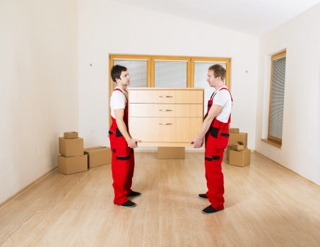 Commercial moving truck service near Holland Park